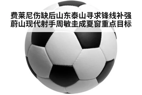费莱尼伤缺后山东泰山寻求锋线补强 蔚山现代射手周敏圭成夏窗重点目标